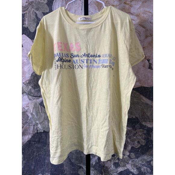 Free People We The Free Golden Road Tee Size S - Picture 3 of 5